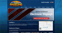 Desktop Screenshot of hammerheadsigns.com